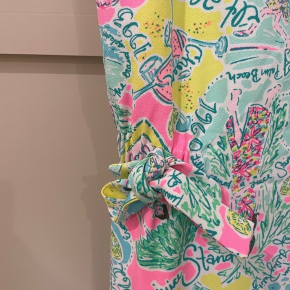 Lilly Pulitzer Marli Stretch Shift Dress Size 2 Pop Up in the Beginning Print - Picture 5 of 14